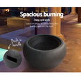 Load image into Gallery viewer, Concrete Look Fire Pit Bowl BBQ Heater Charcoal Wood Portable Grill Cooking Camping Outdoor
