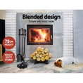 Load image into Gallery viewer, Tool Set Fireplace Tools Poker Brush Shovel Stand Tongs Fire Place

