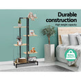 Load image into Gallery viewer, Artiss 6-tier Indoor Outdoor Metal Wood Plant Stand Garden Shelf Garden Display
