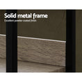 Load image into Gallery viewer, Artiss Bookshelf 4Tier Metal Bookcase Bookshelves Oak Book Shelf Display Storage
