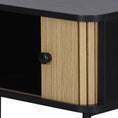 Load image into Gallery viewer, Artiss Coffee Table Sliding Drawer Door Black Boris

