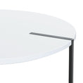 Load image into Gallery viewer, Artiss Coffee Table Side Table Round White Cedric
