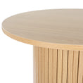 Load image into Gallery viewer, Artiss Coffee Table Round Side Table Fluted Base PIIA
