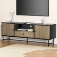 Load image into Gallery viewer, Artiss Entertainment Unit TV Cabinet 150CM Black Boris
