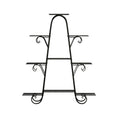 Load image into Gallery viewer, Artiss Plant Stand Outdoor Indoor Metal Flower Pots Rack Corner Shelf Black
