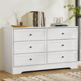 Load image into Gallery viewer, Artiss 6 Chest of Drawers Cabinet Dresser Table Tallboy Storage Bedroom White

