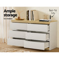 Load image into Gallery viewer, Artiss 6 Chest of Drawers Cabinet Dresser Table Tallboy Storage Bedroom White
