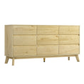 Load image into Gallery viewer, Artiss 9 Chest of Drawers Cabinet Dresser Table Tallboy Storage Bedroom Oak
