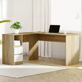 Load image into Gallery viewer, Artiss Corner Computer Desk Office Study Desks Table Drawers L-Shape Workstation
