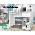 Load image into Gallery viewer, Artiss Office Computer Desk with Storage - White
