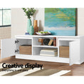 Load image into Gallery viewer, Artiss TV Cabinet Entertainment Unit 120cm White Anita
