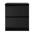 Load image into Gallery viewer, Artiss Bedside Tables Drawers Side Table Bedroom Furniture Nightstand Black Lamp
