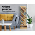 Load image into Gallery viewer, Artiss Display Shelf 7-Shelf Tree Bookshelf Book Storage Rack Bookcase Natural
