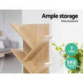 Load image into Gallery viewer, Artiss Display Shelf 7-Shelf Tree Bookshelf Book Storage Rack Bookcase Natural
