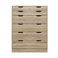 Load image into Gallery viewer, Artiss 6 Chest of Drawers Tallboy Dresser Table Storage Cabinet Oak Bedroom
