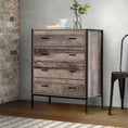 Load image into Gallery viewer, Artiss Chest of Drawers Tallboy Dresser Storage Cabinet Industrial Rustic
