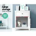 Load image into Gallery viewer, Artiss Bedside Tables Big Storage Drawers Cabinet Nightstand Lamp Chest White
