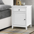 Load image into Gallery viewer, Artiss Bedside Tables Big Storage Drawers Cabinet Nightstand Lamp Chest White
