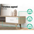 Load image into Gallery viewer, Artiss TV Cabinet Entertainment Unit 180cm Oak White Gary
