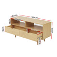 Load image into Gallery viewer, Artiss TV Cabinet Entertainment Unit 120cm Pine Ford
