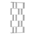 Load image into Gallery viewer, Emily 5 Tier Bookshelf Display Shelf CD Cabinet Bookcase Stand Storage White
