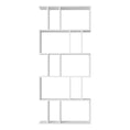Load image into Gallery viewer, Emily 5 Tier Bookshelf Display Shelf CD Cabinet Bookcase Stand Storage White
