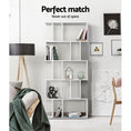 Load image into Gallery viewer, Artiss 5 Tier Bookshelf Display Shelf CD Cabinet Bookcase Stand Storage White
