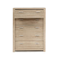 Load image into Gallery viewer, Artiss 5 Chest of Drawers Tallboy Dresser Table Bedroom Storage Cabinet
