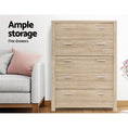 Load image into Gallery viewer, Artiss 5 Chest of Drawers Tallboy Dresser Table Bedroom Storage Cabinet
