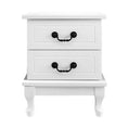 Load image into Gallery viewer, Artiss KUBI Bedside Tables 2 Drawers Side Table French Nightstand Storage Cabinet
