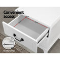 Load image into Gallery viewer, Artiss KUBI Bedside Tables 2 Drawers Side Table French Nightstand Storage Cabinet
