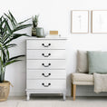 Load image into Gallery viewer, Artiss Chest of Drawers Tallboy Dresser Table Bedside Storage Cabinet Bedroom
