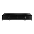 Load image into Gallery viewer, Artiss Entertainment Unit with Cabinets - Black
