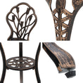 Load image into Gallery viewer, Gardeon 3PC Outdoor Setting Cast Aluminium Bistro Table Chair Patio Bronze
