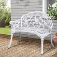 Load image into Gallery viewer, Gardeon Victorian Garden Bench White
