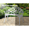 Load image into Gallery viewer, Gardeon Victorian Garden Bench White
