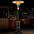 Load image into Gallery viewer, Portable Outdoor Gas Patio Heater - Black and Silver
