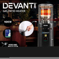 Load image into Gallery viewer, Devanti Outdoor Gas Patio Heater Black
