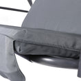 Load image into Gallery viewer, Gardeon Outdoor Swing Chair Hammock Bench Seat Canopy Cushion Furniture Grey
