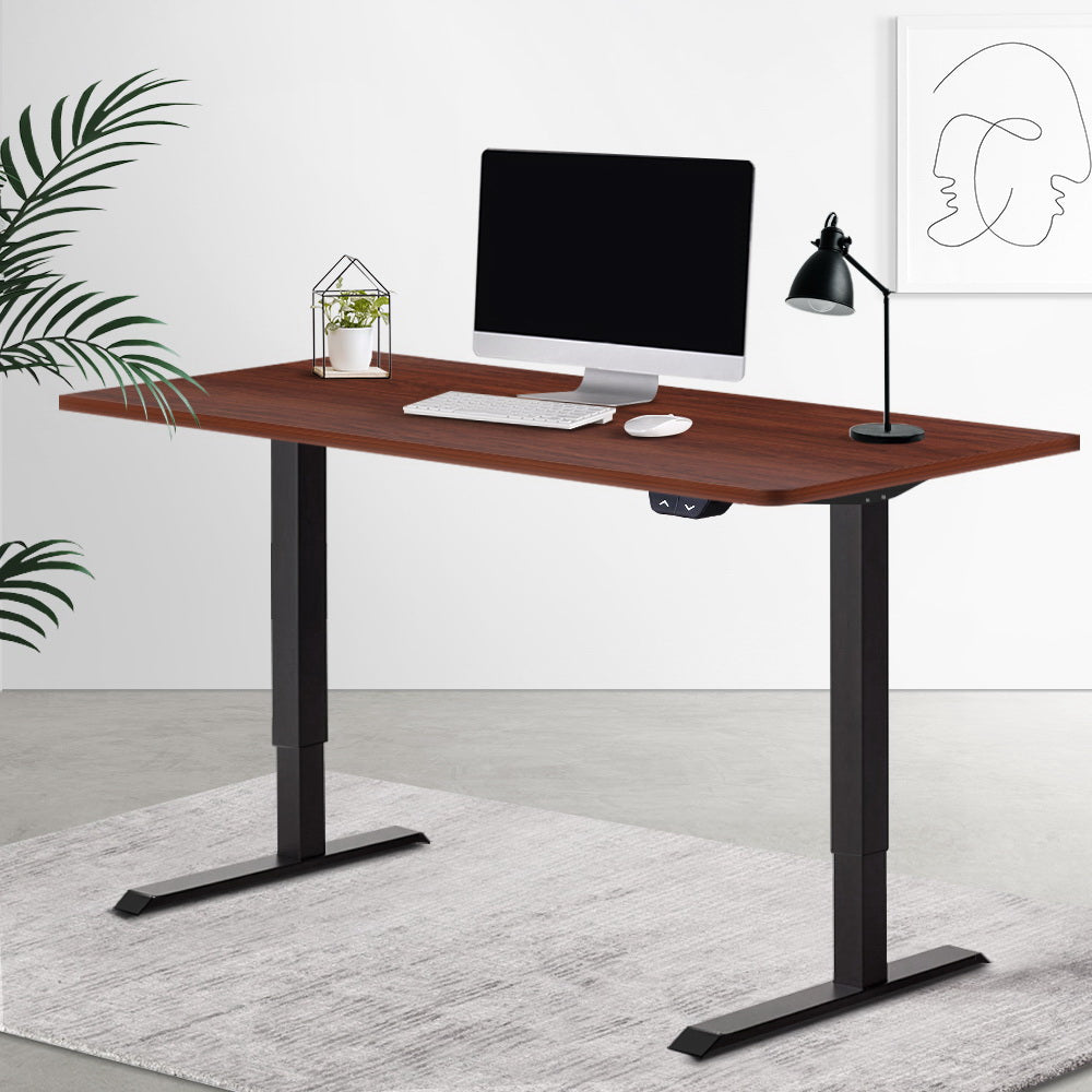 Emily Sit Stand Desk Motorised Electric Table Riser Height Adjustable Standing Desk 120cm