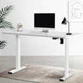 Load image into Gallery viewer, Artiss Electric Standing Desk Motorised Sit Stand Desks Table White 140cm
