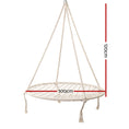 Load image into Gallery viewer, Gardeon Kids Swing Hammock Chair 100cm - Cream
