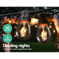 Load image into Gallery viewer, Jingle Jollys 20m Festoon String Lights Christmas Bulbs Party Wedding Garden Party
