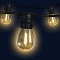 Load image into Gallery viewer, Jingle Jollys 14m LED Festoon String Lights 10 Bulbs Kits Wedding Party Christmas S14
