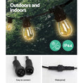 Load image into Gallery viewer, Jingle Jollys 14m LED Festoon String Lights 10 Bulbs Kits Wedding Party Christmas S14
