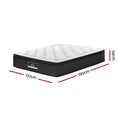 Load image into Gallery viewer, Giselle Bedding Eve Euro Top Pocket Spring Mattress 34cm Thick Double
