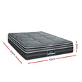 Load image into Gallery viewer, Giselle 35CM QUEEN Mattress Bed 7 Zone Dual Euro Top Pocket Spring Medium Firm
