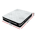 Load image into Gallery viewer, Giselle DOUBLE Bed Mattress Size Extra Firm 7 Zone Pocket Spring Foam 28cm
