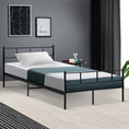 Load image into Gallery viewer, Artiss Metal Bed Frame King Single Size Platform Foundation Mattress Base SOL
