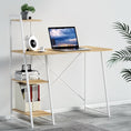 Load image into Gallery viewer, Artiss Computer Desk Laptop Table Bookshelf Desk Storage Rack Home Study Office
